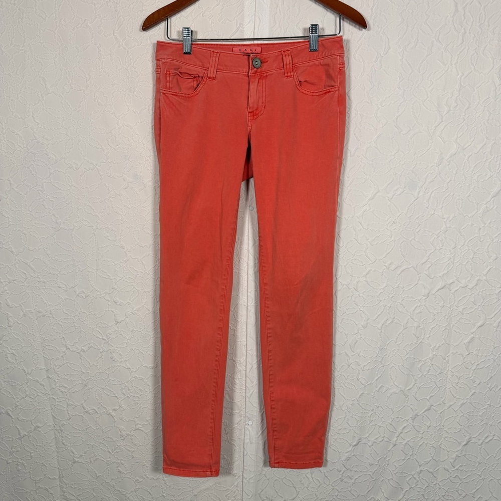Cabi Low Rise Coral Jeans Pants Sz 2